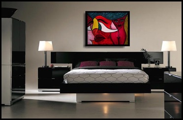 Zarum-Art-Painting-Eye-Contacts-Bedroom