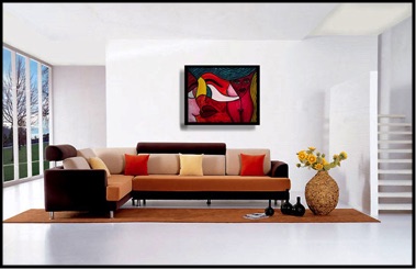 Zarum-Art-Painting-Eye-Contact-Living-Room
