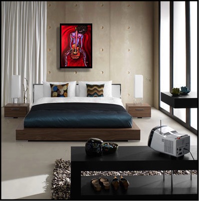 Zarum-Art-Painting-Making-Music-Bedroom