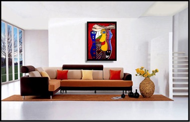 Zarum-Art-Painting-Recorded-Memories-Living-Room