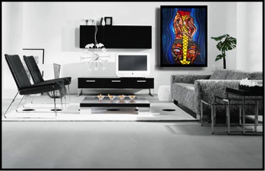 Zarum-Art-Painting-Recorded-Memories-Living-Room