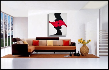 Zarum-Art-Painting-Lips-Triage-Series-Living-Room